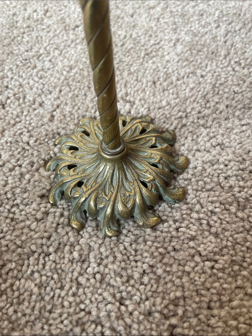 Vintage Brass Jewelry Stand with Swivel Arms Gold 13” 1970s Glo-Mar Art Work Inc